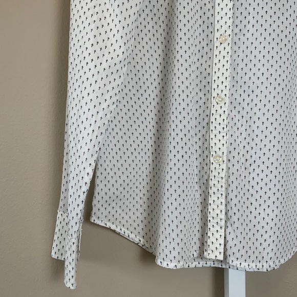 RVCA Cross Printed Button-up Blouse - Picture 8 of 16